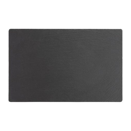 Olympia Smooth Edged Slate Platters 280 x 180mm (Pack of 2) (CM063)