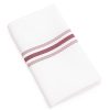 Bistro Table Napkins Burgundy Stripe (Pack of 10) (CM317)