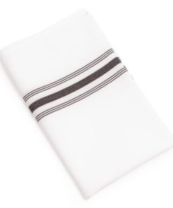 Bistro Table Napkins Black Stripe (Pack of 10) (CM318)