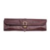 Boldric One Buckle Leather Knife Bag Brown 8 Slots (CM556)