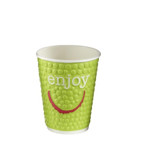 Huhtamaki Enjoy Double Wall Disposable Hot Cups 225ml / 8oz (Pack of 875) (CM573)