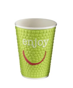 Huhtamaki Enjoy Double Wall Disposable Hot Cups 340ml / 12oz (Pack of 680) (CM574)