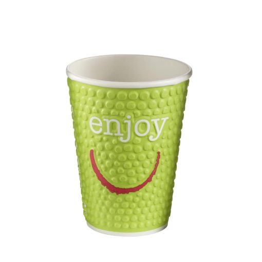 Huhtamaki Enjoy Double Wall Disposable Hot Cups 340ml / 12oz (Pack of 680) (CM574)