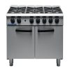 Blue Seal 6 Burner Oven Range Medium Duty Natural Gas G750 6 (CM603-N)