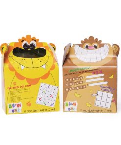 Crafti's Kids Bizzi Boxes Assorted Zoo Lion and Monkey (Pack of 200) (CN874)