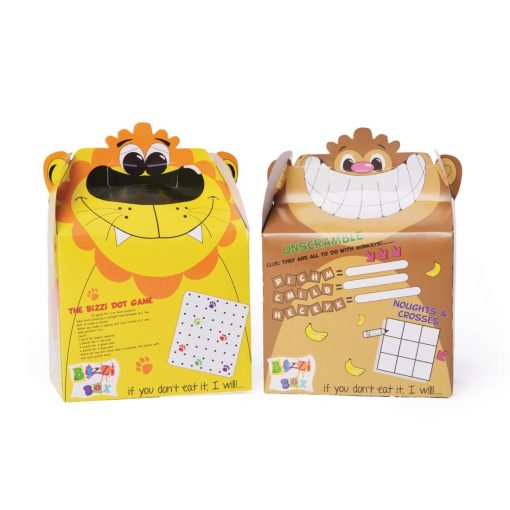 Crafti's Kids Bizzi Boxes Assorted Zoo Lion and Monkey (Pack of 200) (CN874)