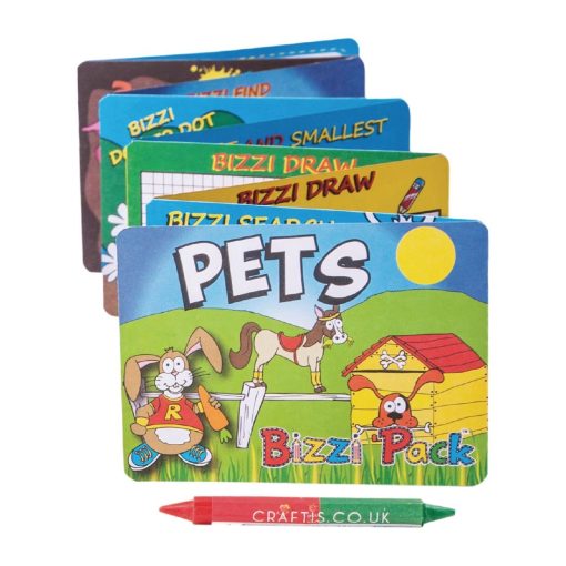 Crafti's Kids Activity Pack Assorted Animals (Pack of 400) (CN878)