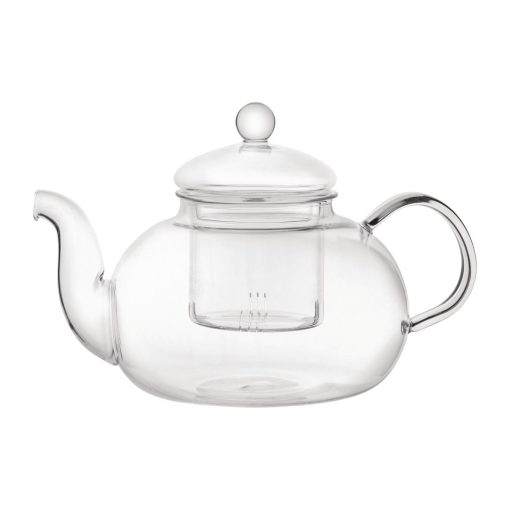 Utopia Long Island Glass Teapot 1Ltr (Pack of 6) (CN987)