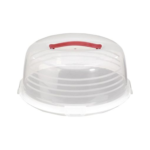 Curver Round Cake Box White 350mm (CP070)