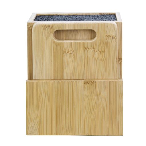 Vogue Wooden Universal Knife Block and Chopping Board (CP863)