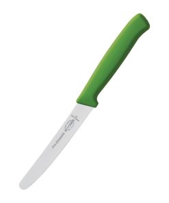Dick Pro Dynamic Serrated Utility Knife Green 11cm (CR155)