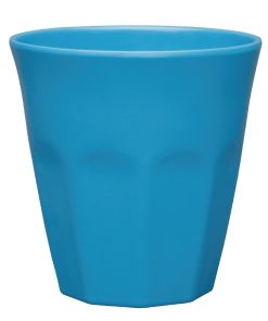 Kristallon Melamine Plastic Tumbler Blue 290ml (Pack of 6) (CR344)