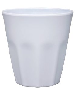 Kristallon Melamine Plastic Tumbler White 290ml (Pack of 6) (CR346)