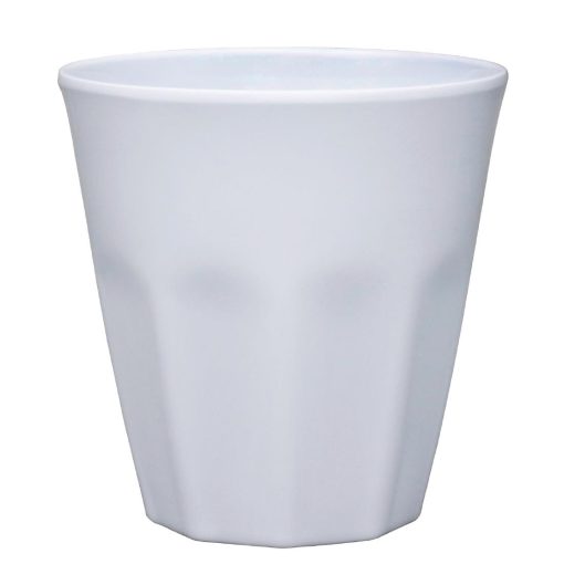 Kristallon Melamine Plastic Tumbler White 290ml (Pack of 6) (CR346)