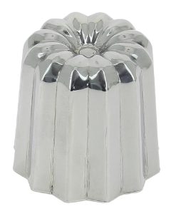 DeBuyer Stainless Steel Canele Fluted Mould 55mm (CR661)