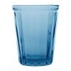 Olympia Cabot Panelled Glass Tumbler Blue 260ml (Pack of 6) (CR828)