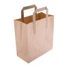 Fiesta Green Recycled Brown Paper Carrier Bags Small (Pack of 250) (CS351)
