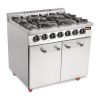Buffalo 6 Burner Oven Range with Castors (CT253)