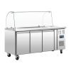 Polar U-Series Triple Door Refrigerated Gastronorm Saladette Counter (CT394)