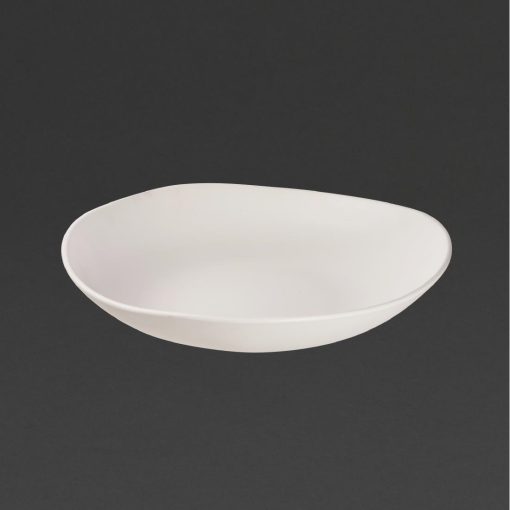 Churchill Alchemy Melamine Trace Bowls White 380mm (Pack of 2) (CT763)
