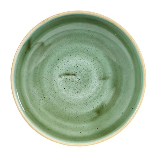 Churchill Stonecast Round Coupe Bowls Samphire Green 182mm (Pack of 12) (CT783)