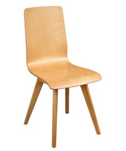 Fameg Wooden Flow Bentwood Beech Side Chairs (Pack of 2) (CW010)