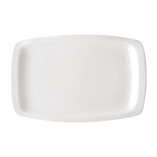 Utopia Titan Rectangular Plates White 230mm x 360mm (Pack of 12) (CW333)