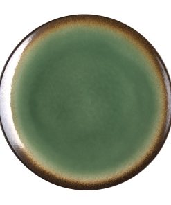 Olympia Nomi Round Coupe Plate Green 255mm (Pack of 4) (CW527)