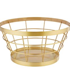 APS+ Metal Basket Gold Brushed 110 x 210mm (CW696)