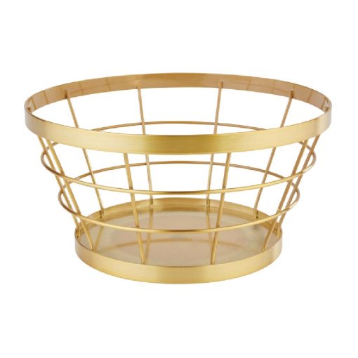 APS+ Metal Basket Gold Brushed 110 x 210mm (CW696)