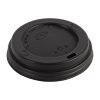 Fiesta Disposable Coffee Cup Lids Black 340ml / 12oz and 455ml / 16oz (Pack of 50) (CW717)