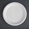Fiesta Green Compostable Bagasse Plates Round 260mm (Pack of 50) (CW904)