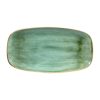 Churchill Stonecast Rectangular Plates Samphire Green 189 x 355mm (CY101)