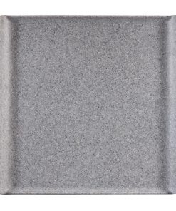 Churchill Melamine Square Trays Granite 303mm (Pack of 4) (CY772)