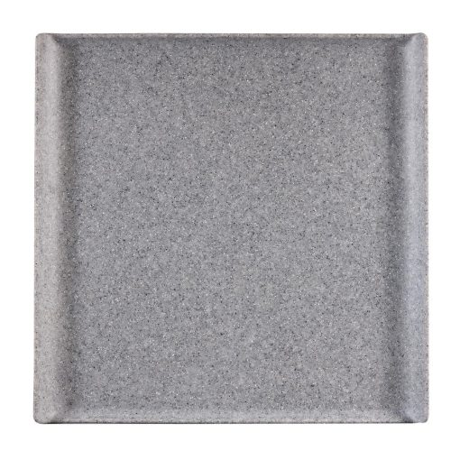 Churchill Melamine Square Trays Granite 303mm (Pack of 4) (CY772)