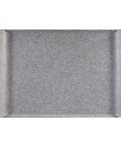 Churchill Melamine GN 1/1 Rectangular Trays Granite 530mm (Pack of 2) (CY774)