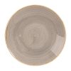 Churchill Stonecast Deep Coupe Plates Grey 255mm (Pack of 12) (CY826)