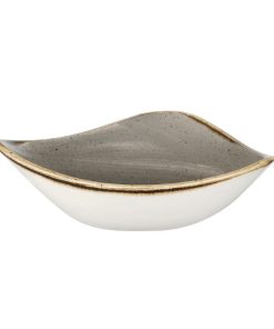 Churchill Stonecast Triangle Bowl Grey 153mm (Pack of 12) (CY963)