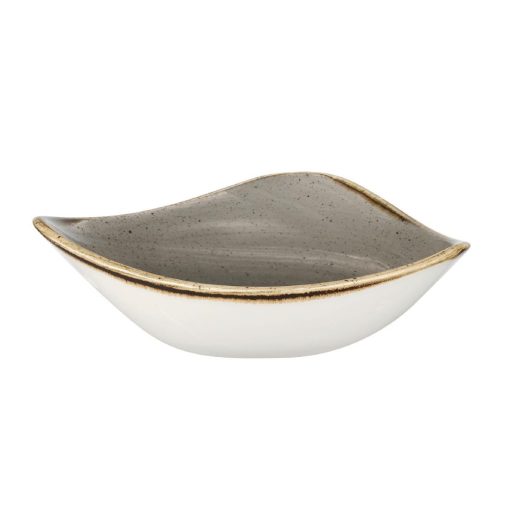 Churchill Stonecast Triangle Bowl Grey 153mm (Pack of 12) (CY963)