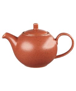 Churchill Stonecast Teapot Orange 426ml (Pack of 4) (CY964)