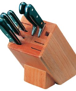 Vogue Wooden Knife Block 9 Slots (D738)