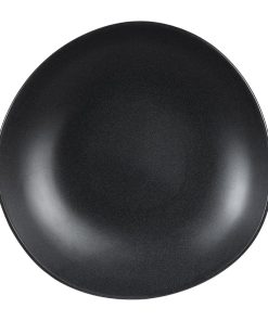 Alchemy Melamine Trace Granite Blk Melamine Bowl 380mm (Pack of 2) (DA218)