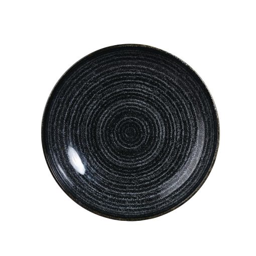 Churchill Studio Prints Homespun Charcoal Black Coupe Bowl 248mm (DA264)