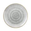 Churchill Studio Prints Homespun Stone Grey Coupe Plate 260mm (Pack of 12) (DA269)