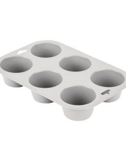 Vogue Flexible Silicone Muffin Pan 6 Cup (DA520)