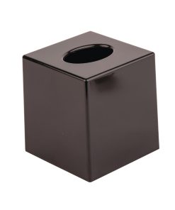 Black Cube Tissue Holder (DA603)