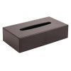Black Rectangular Tissue Holder (DA605)