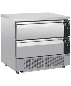 Polar U-Series Double Drawer Counter Fridge Freezer 4xGN (DA996)
