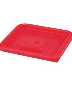 Cambro Camsquare Food Storage Container Lid Red (DB015)