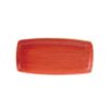Churchill Stonecast Rectangular Plate Berry Red 350 x 185mm (Pack of 6) (DB069)